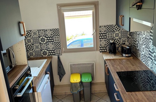Quiberville House | House on fenced plot, sea view, pets allowed