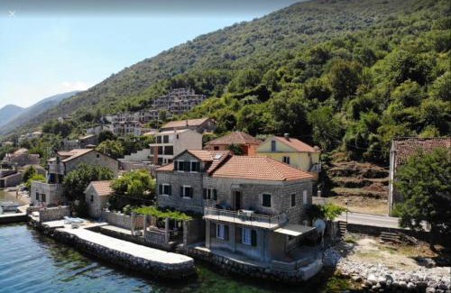 Donja Kostanjica Villa | House with a pier
