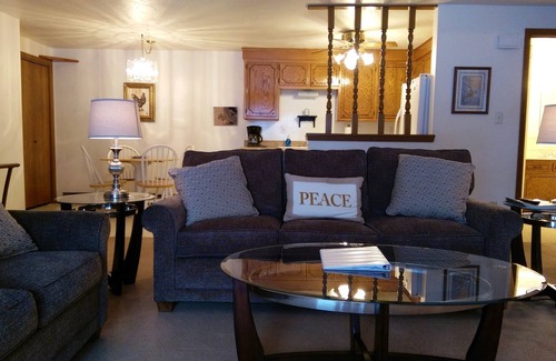 Ashwaubenon Condo | Huge Condo! Private Garage! WiFi. OPEN CONCEPT. Max 1 person, or 1 couple.
