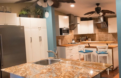 Lighthouse Cove House | Huge Modern Waterfront Private Professional Set Green Foodie Dream Kitchen