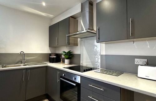 Wigan Apartment | Ideal Wigan Base: 1BR for Cosy Stays