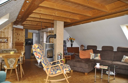 Brand-Erbisdorf Apartment | idyllic, sunny apartment at the natural swimming pond and with a fireplace