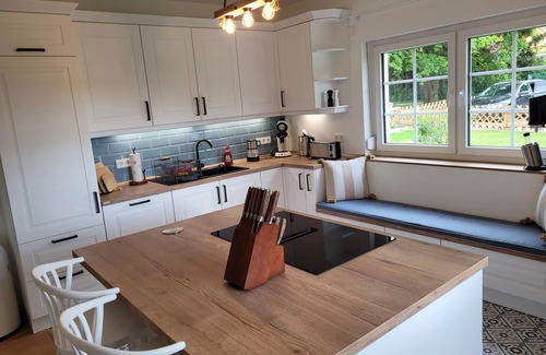 Lindow Villa | Idyllic Swedish-style vacation home with garden, close to the lake and a paddock
