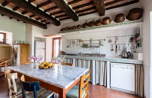 Acquapendente House | Il Casale con tre viste, a 360° panoramic view overlooking rural landscape