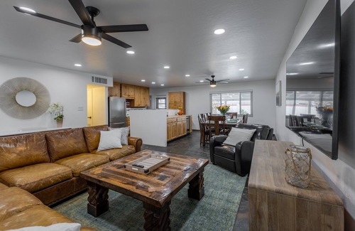 Village Grove House | Introducing the Granite Reef Oasis: Your Retreat w/Pool, Golf, BBQ and Firepit!
