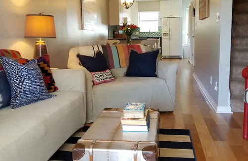 Surfside Beach House | Island House A : Stylish Updated Townhome - Steps to the Beach w/Pool!