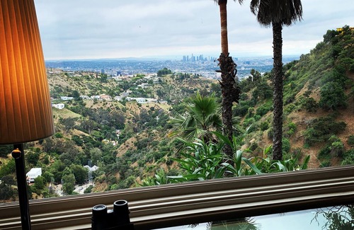 Hollywood Hills West Apartment | It's all about the view: STUDIO 1080 HOLLYWOOD = JETLINER VISTAS of Downtown LA!