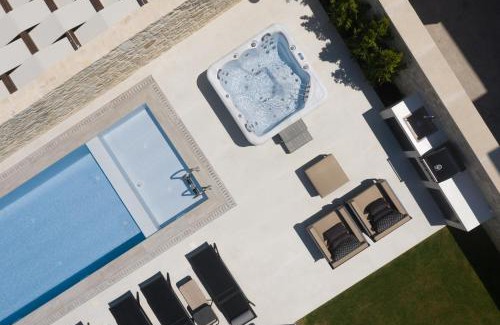 Perama Villa | Ivory Villa, Pool, Heated SpaWhirlpool, Sauna & Gym, By ThinkVilla