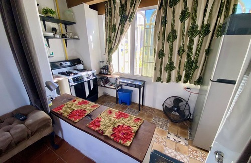 Playas de Tijuana Apartment | Jaguar Studio - 1 double-bed, kitchen & terrace