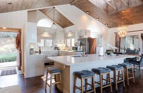 Monterey House | Jaw dropping mountain & lake views in this stylish mountain home….