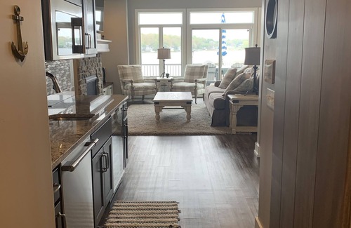 Lake James House | Jimmerson Blue: Luxury lake living with dock access for two boats