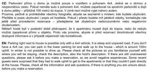 Bedrichov Apartment | Jizerína