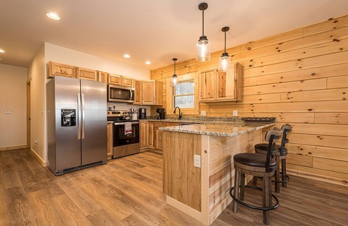 McHenry House | John's Place | Pet-Friendly Cabin, Wooded Views, Minutes to Wisp!
