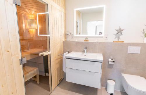 Tossens Apartment | KüstenPerle - Penthousewohnung mit 2 Schlafzimmern und Sauna