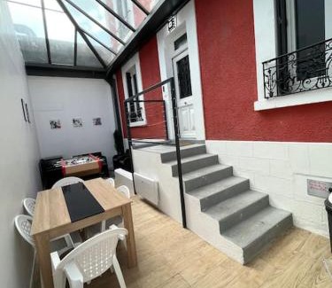 Bagneux House | K1 - Maison LOFT VERANDA - 15 min PARIS PARC EXPOS/5 chambres - 7 lits