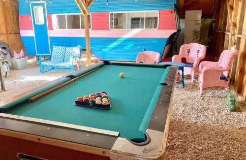 Joshua Tree House | KAMPINK! Pool, Spa, Gameroom Compound with Amazing Views on 2.5 Acres