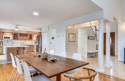 Grasonville House | Kent Island Waterfront | Pool | Outdoor Dining | Stunning View | Private Dock