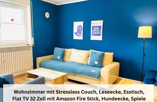 Sankt Wendel Apartment | Kleine Auszeit Ferienwohnung Vakantiewoning nähe Bosenbergklinik mit Parkplatz, Haustiere willkommen