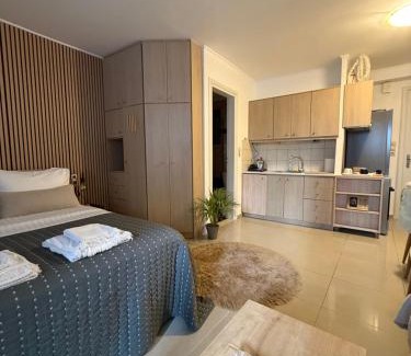 Nea Alikarnassos Apartment | KND Living Concept - Standard Room with Patio