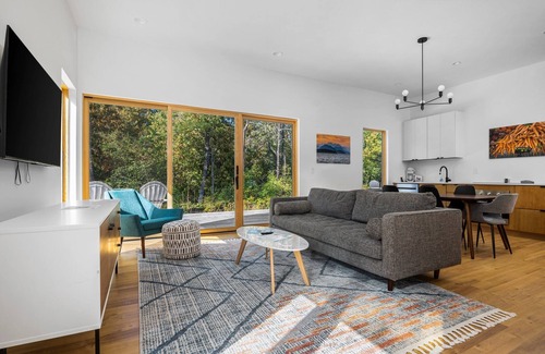 Acme House | KOTI 5 (Two Bedroom) Traverse City's Scandinavian Cabins, vacation home on TART & mins to Traverse C