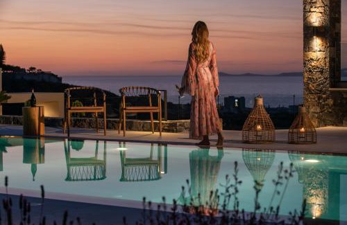 Vathianos Kampos Villa | Kymo Instyle Villa - Sea view Private pool Jacuzzi