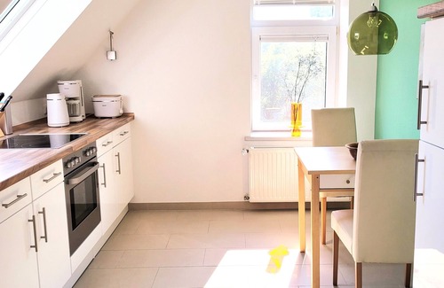 Syke Apartment | Ländliche Ferienwohnung im Idyllischen Bauerngarten