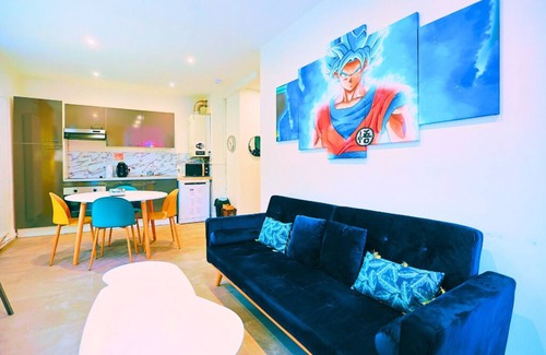Saint-Etienne Condo | L'AVENTURE - Arcade kiosk - Billiards - Retrogaming - Netflix - Chateaucreux train station