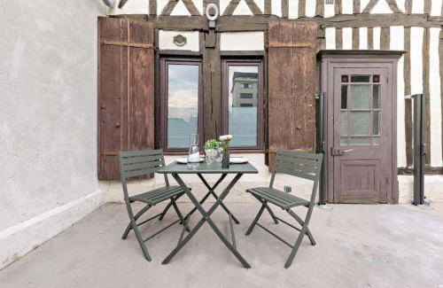 Gare-Jouvenet Apartment | L'escale normande - Terrasse - Gare