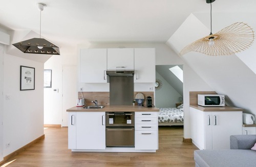 La Marne Apartment | L'Escapade Malouine - Appartement 2* lumineux avec balcon