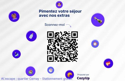 Cernay Apartment | L'escape Rue Calme - Free parking