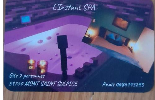 Mont-Saint-Sulpice House | L'instant spa et sa terrasse privative