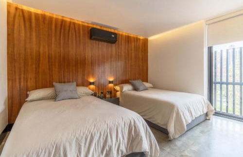 Reforma House | L201 New Apt 1 Bdrm 1 Bath Fits 6 AC Rooftop