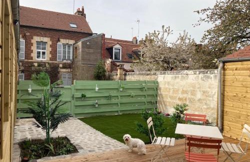 Les Veneurs House | la casa verde 2 chambres 2 salles de bain 2 wc jardin
