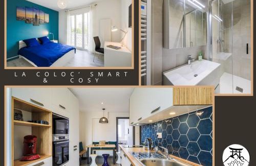 Secteur 3 Apartment | La coloc' Smart & Cosy - 4 chambres différentes et privatives sont disponible dans ce T4 de 80m2 en colocation - Jusqu'à 2 personnes par chambre - 1 lit double par chambre