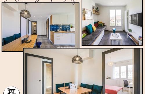 Secteur 3 Apartment | La coloc' Smart & Cosy - 4 chambres différentes et privatives sont disponible dans ce T4 de 80m2 en colocation - Jusqu'à 2 personnes par chambre - 1 lit double par chambre