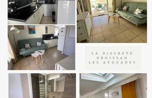Les Ayguades Apartment | La Discrète toute équipée avec piscine