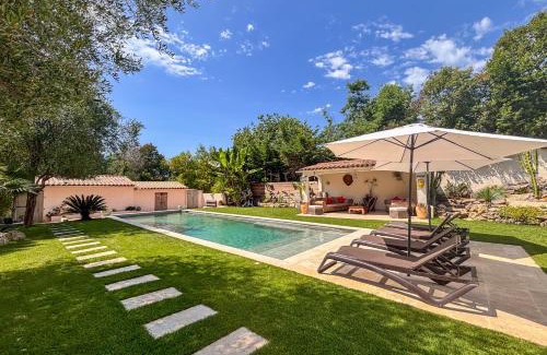 Mandelieu-La-Napoule Villa | La Dolce Villa 11 sleeps Pool & Landscaped Garden