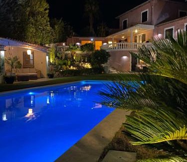 Mandelieu-La-Napoule Villa | La Dolce Villa 11 sleeps Pool & Landscaped Garden