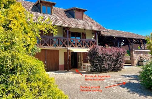 Sainte-Croix-en-Plaine Apartment | La Grange - Ground Floor Apartment, Terrace, Free Private Parking, Near Colmar