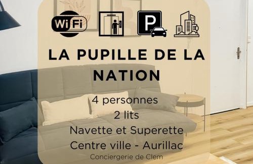 Aurillac Apartment | La pupille de la nation d'Aurillac, 4 pers, WIFI