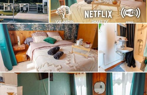 Bourbonne-les-Bains Apartment | La Rosée - Studio Cosy à 50m des Thermes - Vue jardin, Wifi, Smart TV
