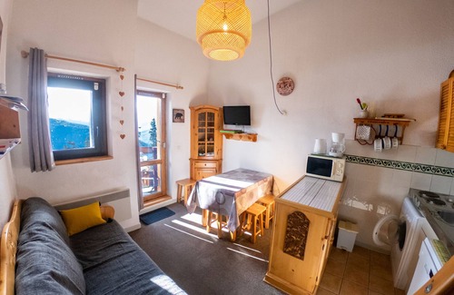 La Rosiere Apartment | La Rosière - Apartment 6 people with balcony and garage near the slopes
