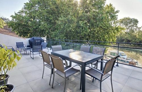 La Redorte Apartment | La terrasse du Canal, appartement pour 5 personnes