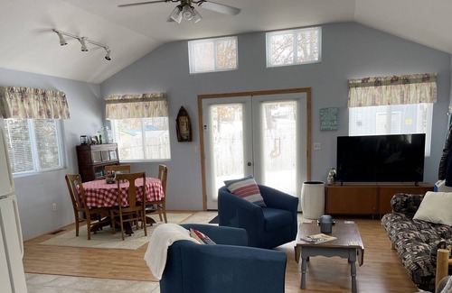 Fenwick Cottage | Lake Cabin with Dock, Deck and Beach on Long Lake