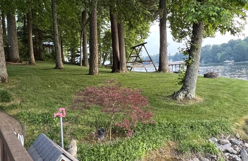 Mooresville Cottage | Lake Front Cottage, 300' of Shoreline, Large Private Pier, and Great Location.