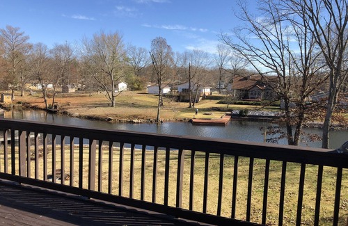 Marion House | Lake of Egypt 4 bedroom home sleeps 8 with dock and flat yard and lakefront!