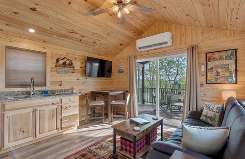 White County Cabin | Lake View Adventure Cabin at Bear Bluff Retreat