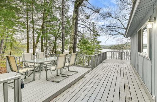 Hadley House | Lake-View Cabin with Furnished Deck in Hadley!