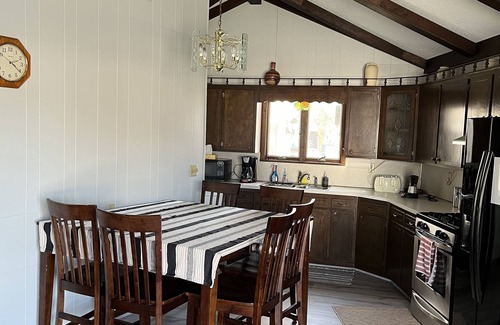 Enchanted Hills House | Lake Wawasee waterfront home overlooking Johnson's Bay. New Renovations for 2024