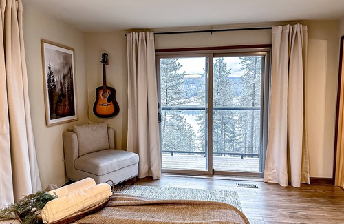 Nine Mile Falls House | Lakefront chalet with dock, firepit, pizza oven, fireplace, & 2 primary suites
